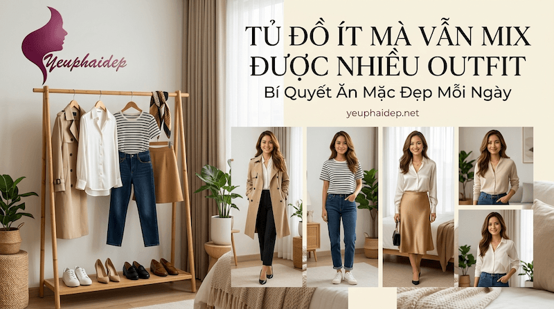Tủ Đồ Ít Mà Vẫn Mix Được Nhiều Outfit: Bí Quyết Ăn Mặc Đẹp Mỗi Ngày
