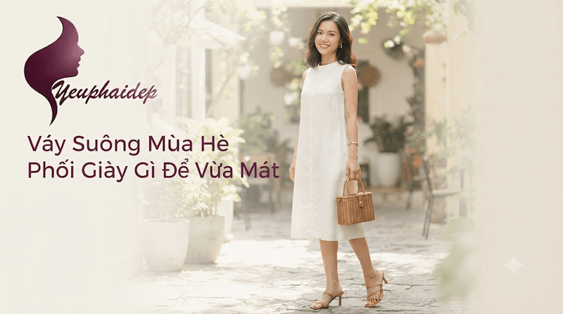 Váy Suông Mùa Hè Phối Giày Gì Để Vừa Mát Vừa Sang?