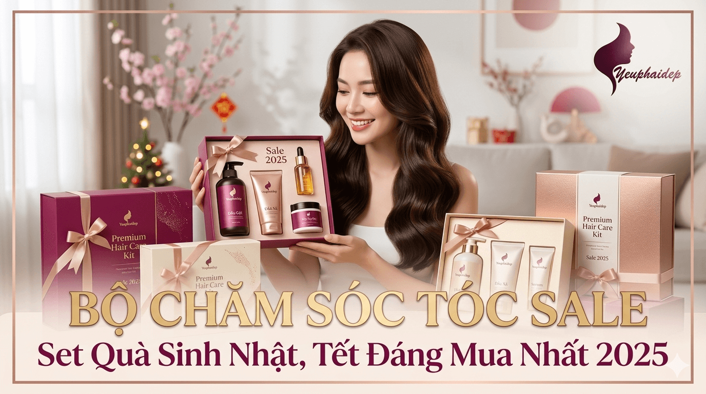 Bộ Chăm Sóc Tóc Sale – Set Quà Sinh Nhật, Tết Đáng Mua Nhất 2025