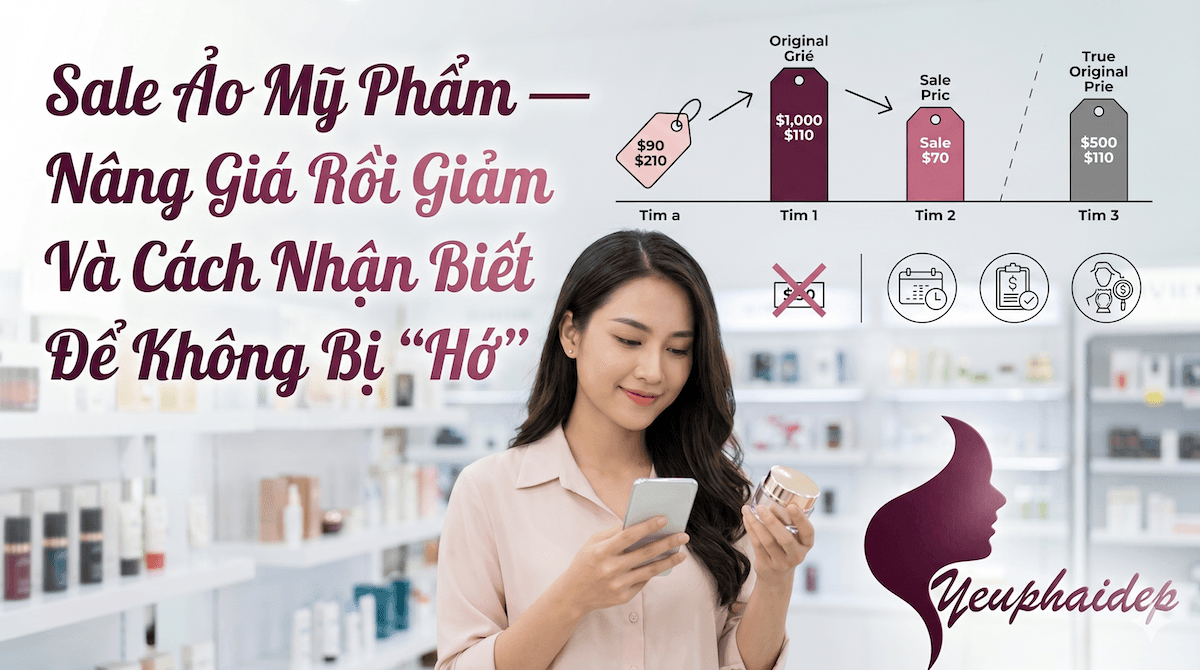 Sale Ảo Mỹ Phẩm — Nâng Giá Rồi Giảm: Cách Nhận Biết Và Tránh Bẫy