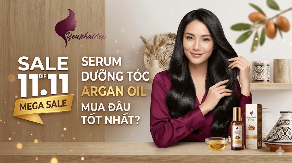 Serum Dưỡng Tóc Argan Oil Sale Dịp 11.11 — Mua Đâu Tốt Nhất?