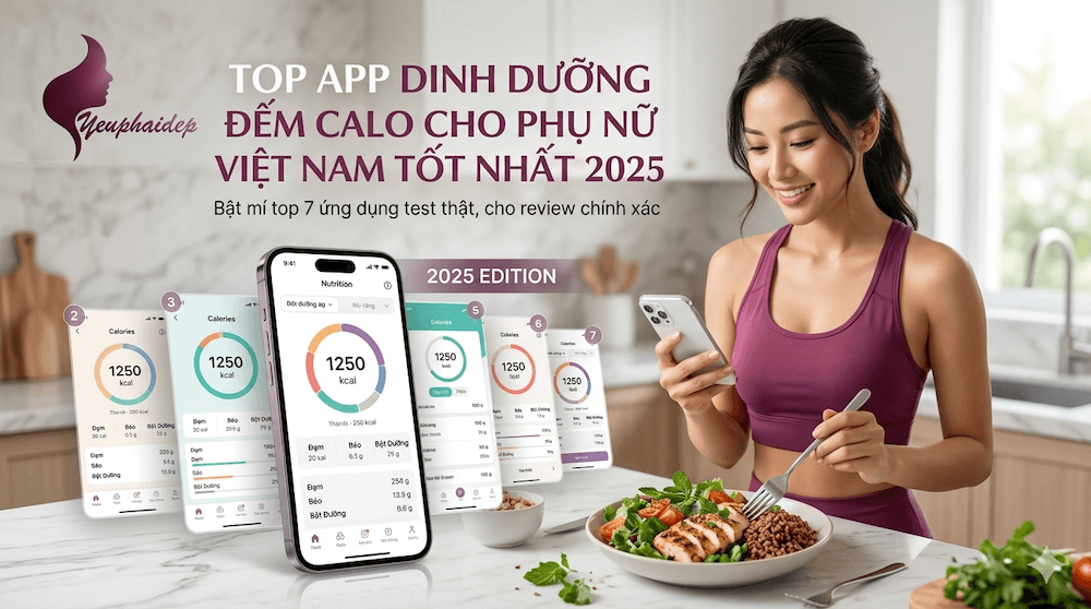 Top App Dinh Dưỡng Đếm Calo Cho Phụ Nữ Việt Nam Tốt Nhất 2025