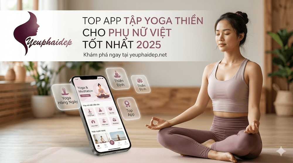 Top App Tập Yoga Thiền Cho Phụ Nữ Việt Tốt Nhất 2025