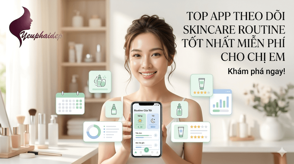 Top App Theo Dõi Skincare Routine Tốt Nhất Miễn Phí Cho Chị Em