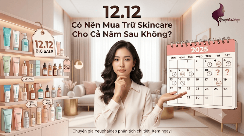 12.12 Có Nên Mua Trữ Skincare Cho Cả Năm Sau Không?