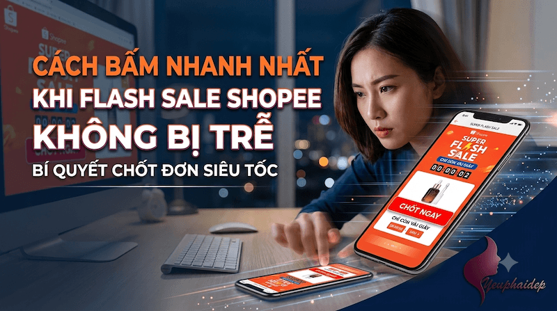 Cách Bấm Nhanh Nhất Khi Flash Sale Shopee Không Bị Trễ