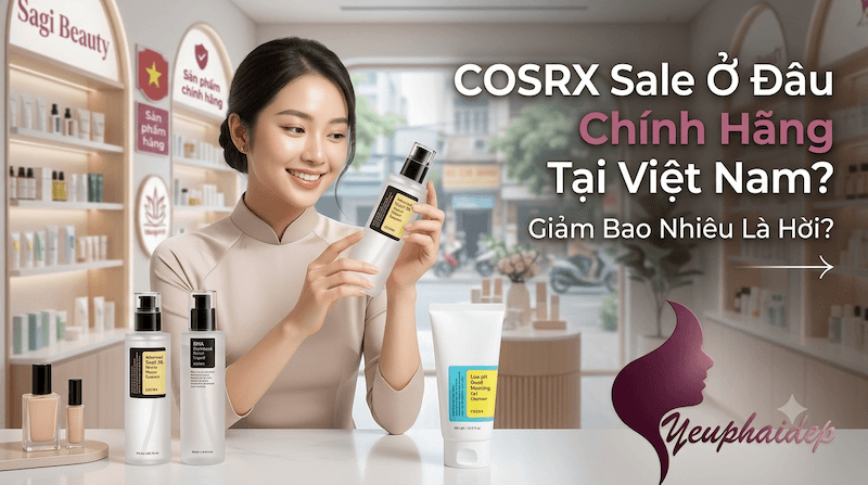 COSRX Sale Ở Đâu Chính Hãng Tại Việt Nam? Giảm Bao Nhiêu Là Hời?