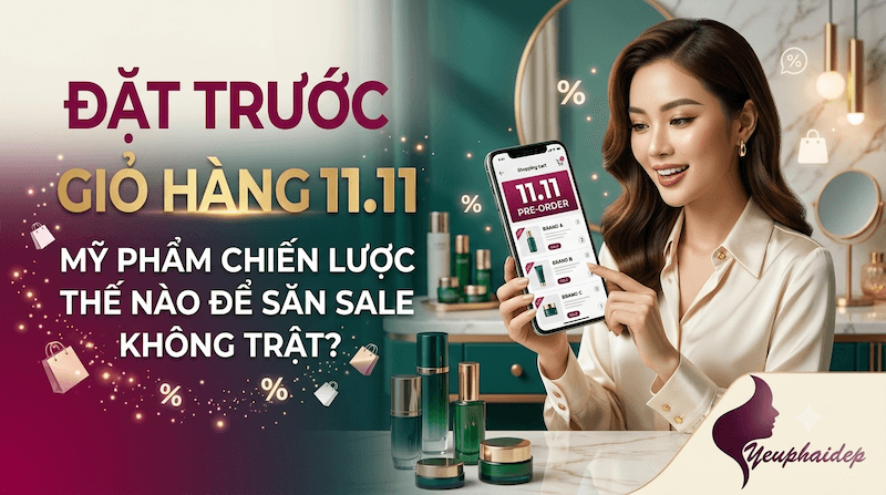 Đặt Trước Giỏ Hàng 11.11 Mỹ Phẩm Chiến Lược Thế Nào Để Săn Sale Không Trật?
