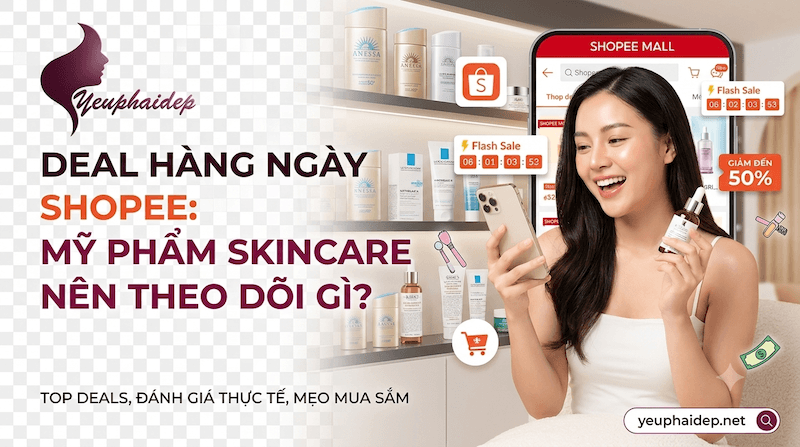 Deal Hàng Ngày Shopee Mỹ Phẩm Skincare Nên Theo Dõi Gì?