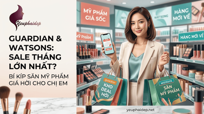 Guardian Watsons Sale Tháng Nào Lớn Nhất? Bí Kíp Săn Mỹ Phẩm Giá Hời Cho Chị Em