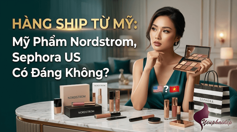 Hàng Ship Từ Mỹ Mỹ Phẩm Nordstrom, Sephora US Có Đáng Không?
