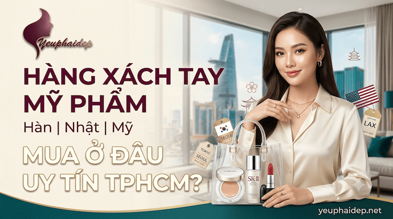 Hàng Xách Tay Mỹ Phẩm Hàn Nhật Mỹ Mua Ở Đâu Uy Tín TPHCM?