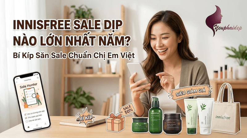 Innisfree Sale Dịp Nào Lớn Nhất Năm? Bí Kíp Săn Sale Chuẩn Chị Em Việt