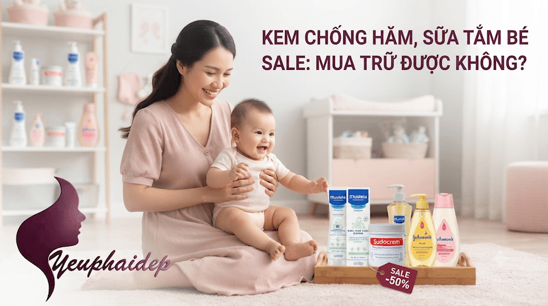 Kem Chống Hăm, Sữa Tắm Bé Sale: Mua Trữ Được Không?