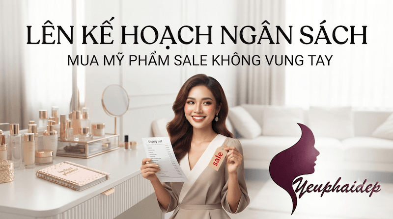 Lên Kế Hoạch Ngân Sách Mua Mỹ Phẩm Sale Không Vung Tay