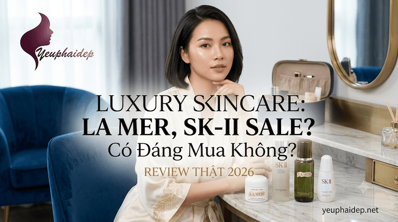 Luxury Skincare La Mer, SK-II Sale Có Đáng Mua Không? Review Thật 2026