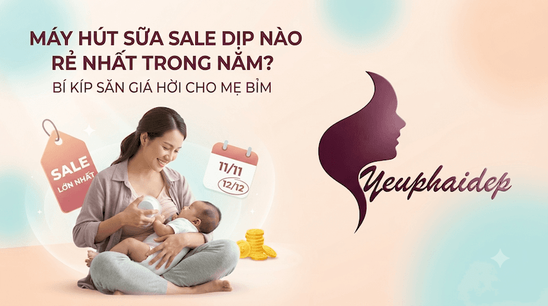 Máy hút sữa sale dịp nào rẻ nhất trong năm? Bí kíp săn giá hời cho mẹ bỉm