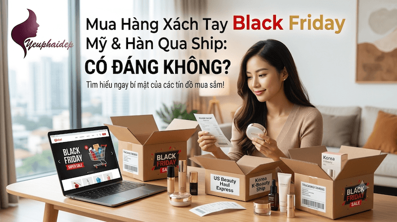 Mua hàng xách tay Black Friday Mỹ Hàn qua ship có đáng không?