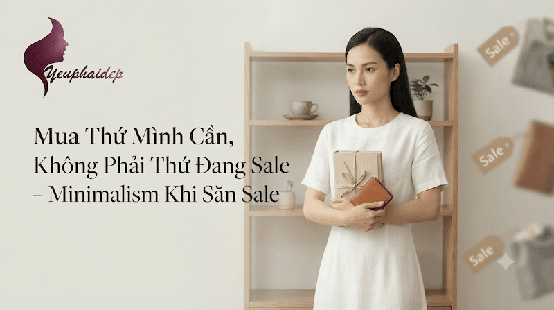 Mua Thứ Mình Cần, Không Phải Thứ Đang Sale – Minimalism Khi Săn Sale