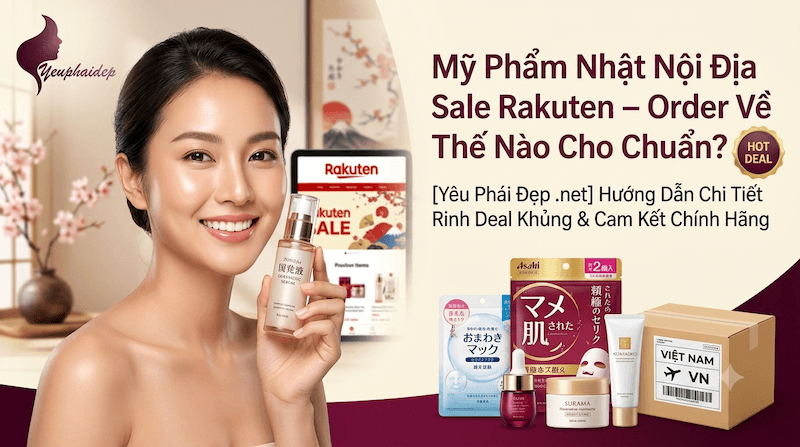 Mỹ Phẩm Nhật Nội Địa Sale Rakuten – Order Về VN Thế Nào Cho Chuẩn?