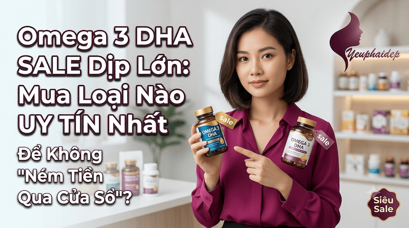 Omega 3 DHA Sale Dịp Lớn: Mua Loại Nào Uy Tín Nhất Để Không "Ném Tiền Qua Cửa Sổ"?
