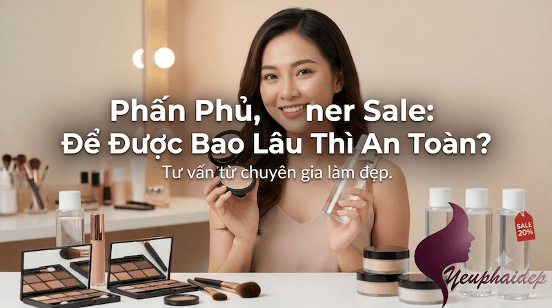 Phấn Phủ, Toner Sale: Để Được Bao Lâu Thì An Toàn?