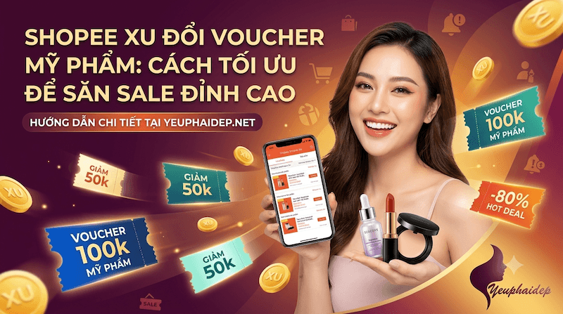 Shopee Xu Đổi Voucher Mỹ Phẩm: Cách Tối Ưu Để Săn Sale Đỉnh Cao