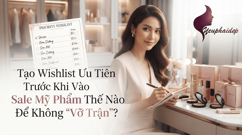 Tạo Wishlist Ưu Tiên Trước Khi Vào Sale Mỹ Phẩm Thế Nào Để Không "Vỡ Trận"?