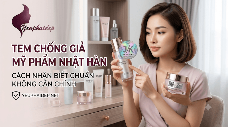Tem Chống Giả Mỹ Phẩm Nhật Hàn – Cách Nhận Biết Chuẩn Không Cần Chỉnh