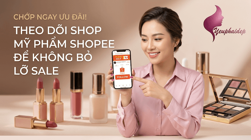 Theo Dõi Shop Mỹ Phẩm Shopee Để Không Bỏ Lỡ Sale