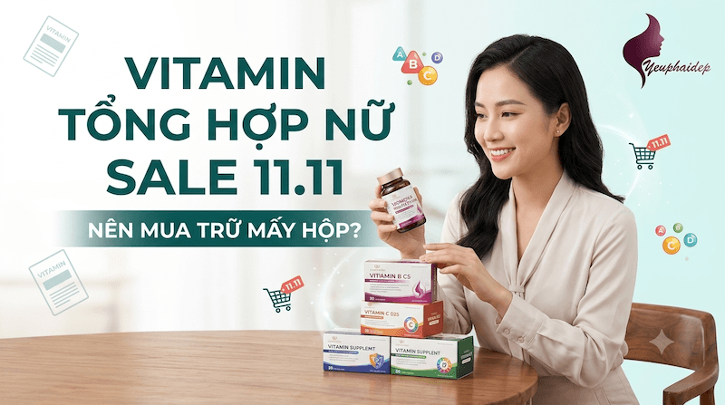 Vitamin Tổng Hợp Nữ Sale 11.11 Nên Mua Trữ Mấy Hộp?
