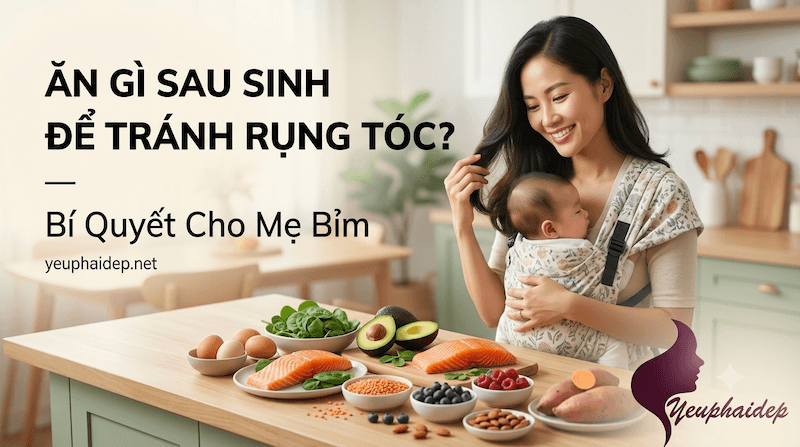 Ăn Gì Sau Sinh Để Tránh Rụng Tóc? Bí Quyết Cho Mẹ Bỉm