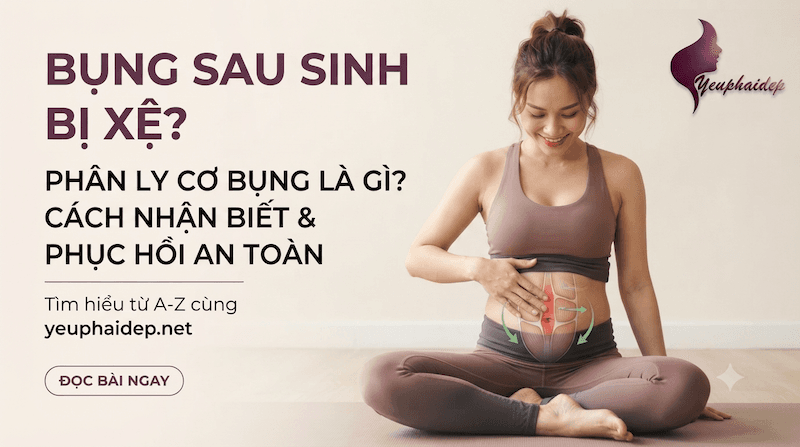 Bụng Sau Sinh Bị Xệ, Phân Ly Cơ Bụng Là Gì? Cách Nhận Biết & Phục Hồi An Toàn