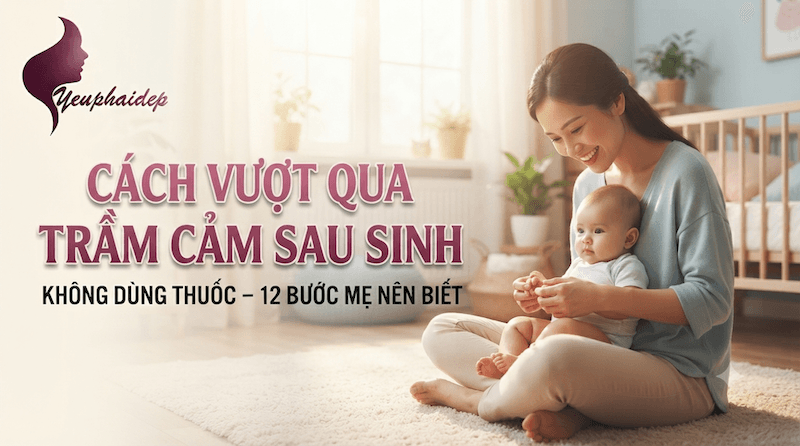 Cách Vượt Qua Trầm Cảm Sau Sinh Không Dùng Thuốc – 12 Bước Mẹ Nên Biết