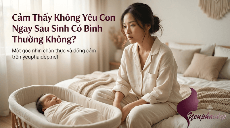 Cảm Thấy Không Yêu Con Ngay Sau Sinh Có Bình Thường Không?