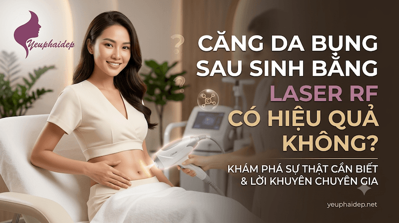 Căng Da Bụng Sau Sinh Bằng Laser RF Có Hiệu Quả Không? Sự Thật Cần Biết