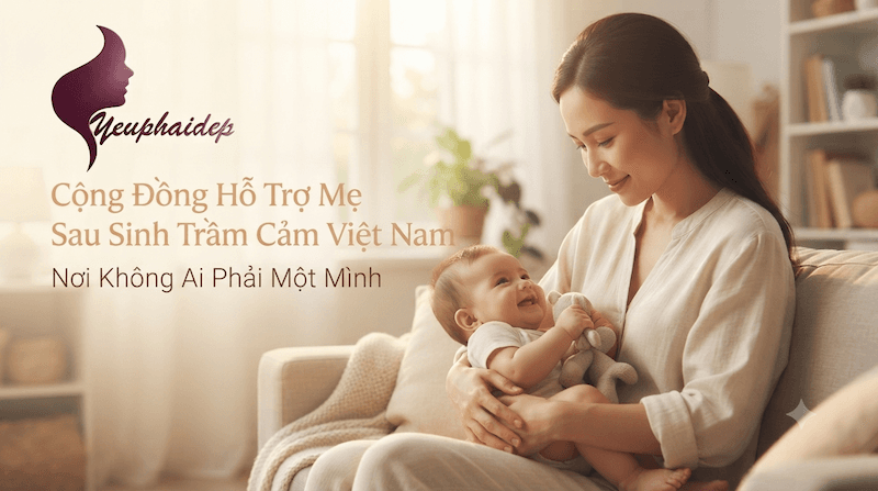 Cộng Đồng Hỗ Trợ Mẹ Sau Sinh Trầm Cảm Việt Nam — Nơi Không Ai Phải Một Mình