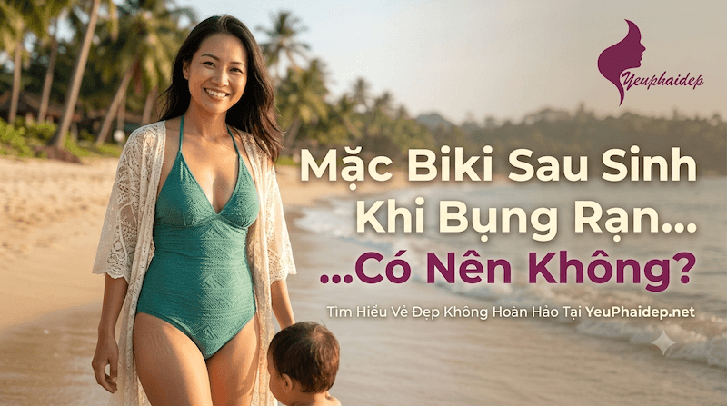 Mặc Bikini Sau Sinh Khi Bụng Rạn Có Nên Không?