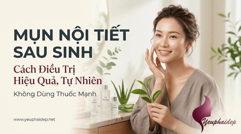 Mụn Nội Tiết Sau Sinh: Cách Điều Trị Không Dùng Thuốc Mạnh Hiệu Quả