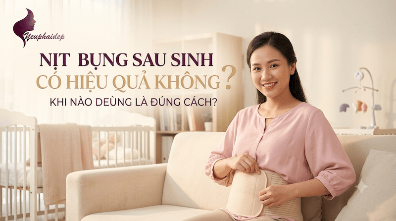 Nịt Bụng Sau Sinh Có Hiệu Quả Không? Khi Nào Dùng Là Đúng Cách?