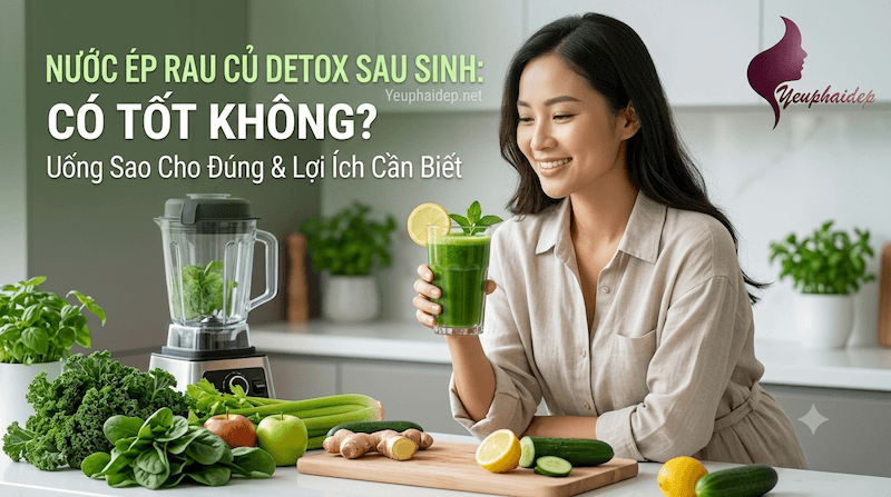 Nước Ép Rau Củ Detox Sau Sinh Có Tốt Không? Uống Sao Cho Đúng