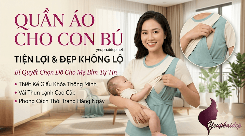 Quần Áo Cho Con Bú Tiện Lợi Đẹp Không Lộ: Bí Quyết Chọn Đồ Cho Mẹ Bỉm Tự Tin