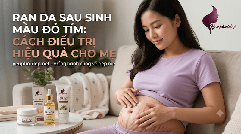 Rạn Da Sau Sinh Màu Đỏ Tím: Cách Điều Trị Hiệu Quả Cho Mẹ