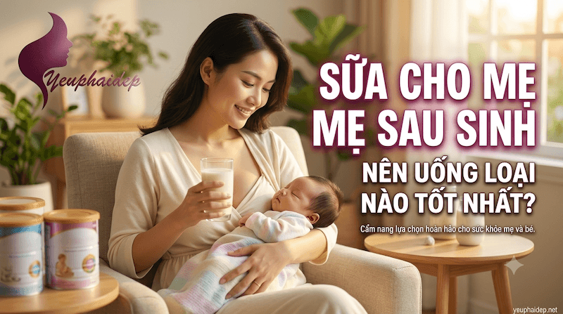Sữa Cho Mẹ Sau Sinh Nên Uống Loại Nào Tốt Nhất?