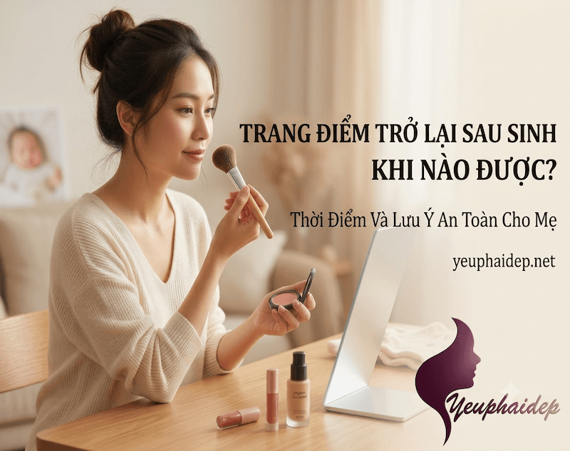 Trang Điểm Trở Lại Sau Sinh Khi Nào Được? Thời Điểm Và Lưu Ý An Toàn Cho Mẹ