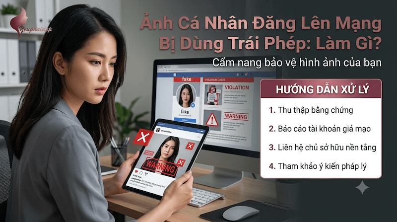 Ảnh Cá Nhân Đăng Lên Mạng Bị Dùng Trái Phép: Làm Gì?