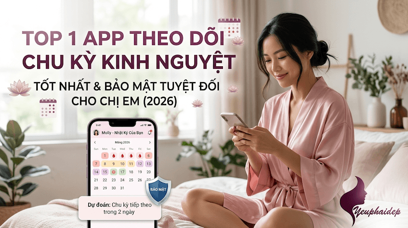 App Theo Dõi Chu Kỳ Kinh Nguyệt Tốt Nhất, Bảo Mật Cho Chị Em 2026