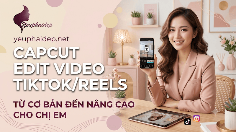 CapCut Edit Video TikTok/Reels: Từ Cơ Bản Đến Nâng Cao Cho Chị Em