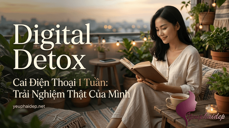 Digital Detox — Cai Điện Thoại 1 Tuần: Trải Nghiệm Thật Của Mình
