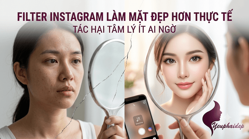 Filter Instagram Làm Mặt Đẹp Hơn Thực Tế: Tác Hại Tâm Lý Ít Ai Ngờ
